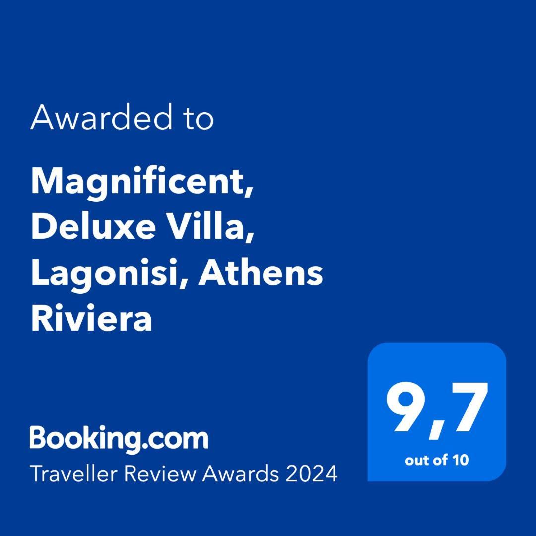 Magnificent, Deluxe Villa, Lagonisi, Athens Riviera Agios Nikolaos  Bagian luar foto